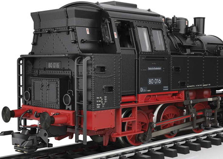 Class 80 0-6-0T - Sound and DCC -- German Federal Railroad DB #80 016 (Era III 1953, black, red)-4