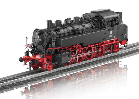 Class 86 2-8-2T - Sound and DCC -- German Federal Railroad DB #86 507 (Era III 1964, black, red)-1