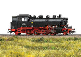 Class 86 2-8-2T - Sound and DCC -- German State Railroad DR #86 1360-6 (Era IV 1973, black, red)-1
