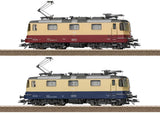 Class Re 421 Electric 2-Pack - Sound and DCC -- TR Trains Rail #421 393-0, 421 387-2 (Era VI 2020, 1 Rheingold Scheme & 1 TE-1