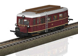 Class VT 88.9 Cvt-34 Diesel "Pig Snout" Rail Car - Sound and DCC -- German Federal Railroad DB #VT 88 902 (Era III 1950, red, silver)-1