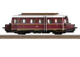 Class VT 88.9 Cvt-34 Diesel "Pig Snout" Rail Car - Sound and DCC -- German Federal Railroad DB #VT 88 902 (Era III 1950, red, silver)-2