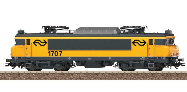 Class 1700 Electric - Sound & DCC -- Dutch State Railways #1707 (Era V 1992, yellow, gray)