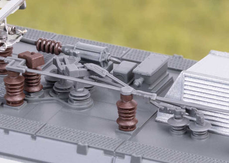 Class BB 22200 Electric - Sound and DCC -- French State Railways SNCF #BB 22307 (Era VI 1985, gray, orange)-3
