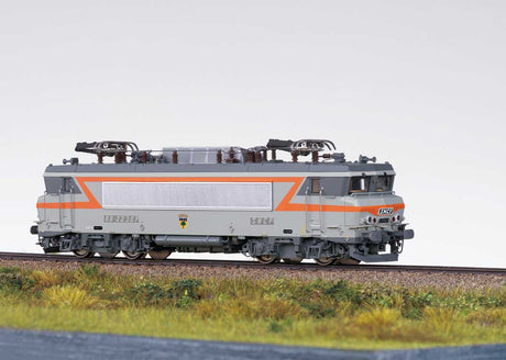 Class BB 22200 Electric - Sound and DCC -- French State Railways SNCF #BB 22307 (Era VI 1985, gray, orange)-6