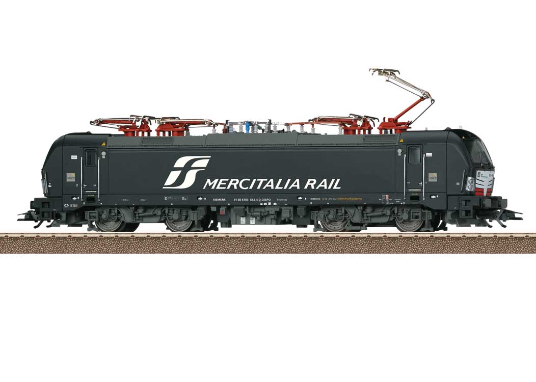 Siemens Vectron Class 193 Electric - Sound and DCC -- Mercitalia Rail #X4 E – 643 (Era VI 2016, black, white)