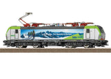 Siemens Vectron Class 475 Electric -Sound and DCC -- BLS Cargo #475 417 (Era VI 2021, gray, green, Mountain Mural)-2