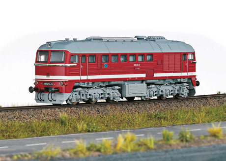 Class 220 Diesel Taigatrommel - Sound and DCC -- German Railroad DB AG #220 274 (Era V 1994, red, gray, white)-1