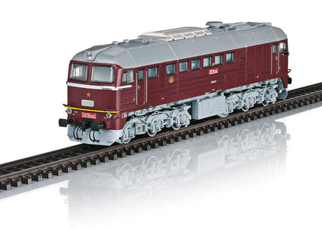 Class 220 Diesel Taigatrommel - Sound and DCC -- Czechoslovakian State Railways CSD #T 679.1266 (Era IV 1980, maroon, gray)-1