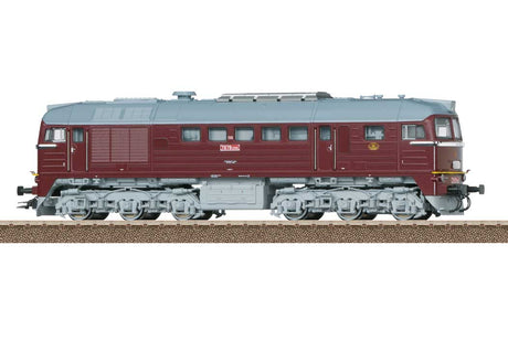 Class 220 Diesel Taigatrommel - Sound and DCC -- Czechoslovakian State Railways CSD #T 679.1266 (Era IV 1980, maroon, gray)-2