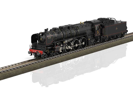 Class 13 4-8-2 - Sound and DCC -- French East Railroad EST #EST 241 004 (Era II 1931, black, red)-1