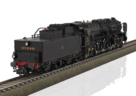 Class 13 4-8-2 - Sound and DCC -- French East Railroad EST #EST 241 004 (Era II 1931, black, red)-3
