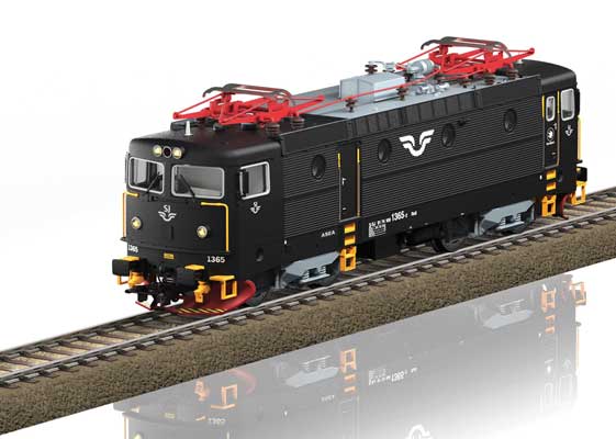 Class Rc6 Electric - Sound & DCC -- Swedish State Railways SJ (Era VI 2010, black, white)-1