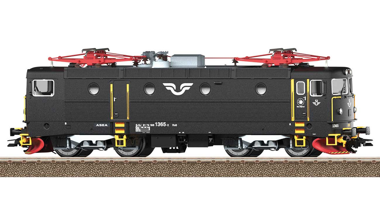 Class Rc6 Electric - Sound & DCC -- Swedish State Railways SJ (Era VI 2010, black, white)-2