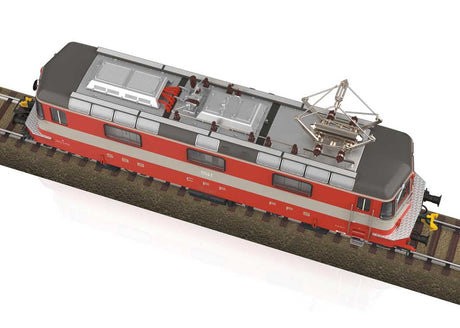 Class Re 4/4 II Electric - Early Production - Sound and DCC -- Swiss Federal Railways SBB (Era IV 1975, orange, gray, silver)-3
