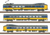 Class ICM-1 Koploper 3-Car Train - Sound and DCC -- Dutch State Railways NS #4237 (Era IV 1984, yellow, bl-1