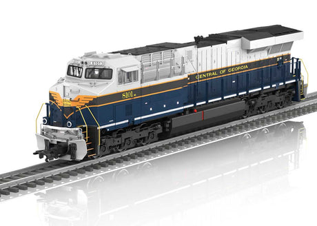 GE ES44AC - Smoke, Sound and DCC -- Norfolk Southern #8101 (Central of Georgia Heritage, blue, gray, orange, bla-1