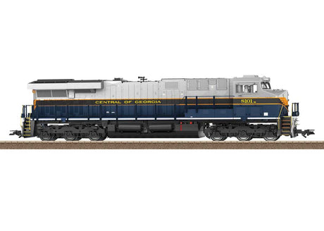 GE ES44AC - Smoke, Sound and DCC -- Norfolk Southern #8101 (Central of Georgia Heritage, blue, gray, orange, bla-2