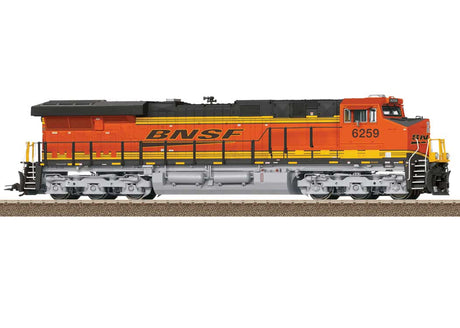 GE ES44AC - Sound, Smoke and DCC -- BNSF Railway #6259 (orange, black, yellow, Wedge Logo)