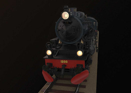 Class F 1200 4-6-2 - Sound and DCC -- Swedish Railroad Museum #1200 (Era VI 2024, gray, black, red)-3