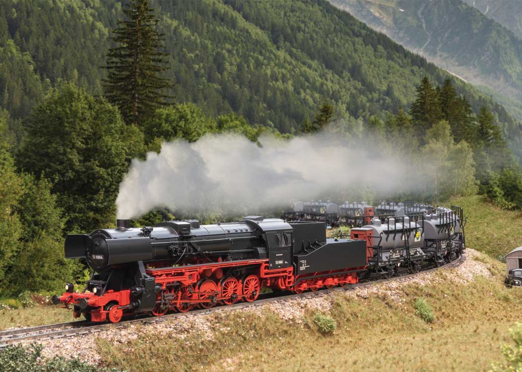 Class 52 2-10-0 - Sound and DCC -- German Federal Railroad DB #52 6884 (Era III 1951, black, red)-3