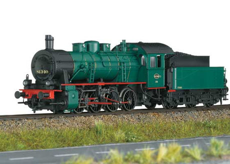Class 81 0-8-0 - Sound & DCC -- Belgian State Railways SNCB #81.340(Era III 1950s, green, black, red)-1