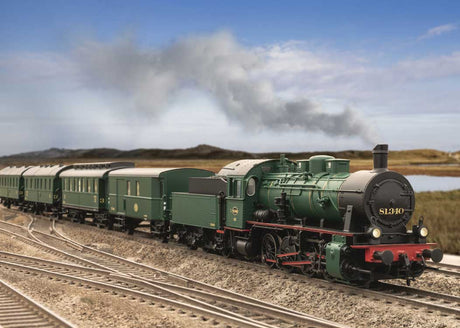 Class 81 0-8-0 - Sound & DCC -- Belgian State Railways SNCB #81.340(Era III 1950s, green, black, red)-2
