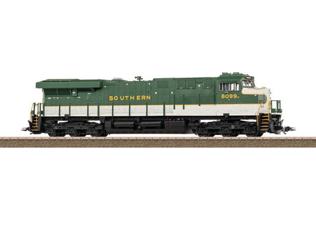 GE ES44AC - Sound and DCC -- Norfolk Southern #8099 (Southern Railway Heritage, green, white)-2