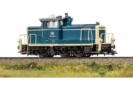 Class 260 Diesel - Sound and DCC -- German Federal Railroad DB #260 106-0 (Era VI 1980, ocean blue, ivory)-1