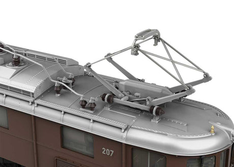 Class Ae 6/8 Electric - Sound and DCC -- Bern-Lotschberg-Simplon Railroad BLS #207 (Era III 1940s/1950s, brown, silve-3