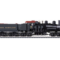 Class D 4-Truck Shay - Sound, Smoke and DCC -- Western Maryland #5 (1940s, black, graphite, Tuscan)