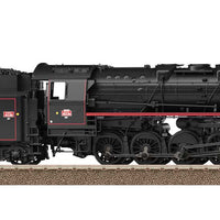 Class 150 X 2-10-0 w/Coal Tender - Sound & DCC -- French State Railways SNCF #150 X 192 (Era III 1958, black, red)