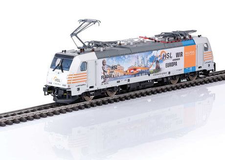 TRAXX 2 Class E 186 Electric - Sound and DCC -- Railpool HSL #186 181-4 (Era VI 2018, white, yellow, We Connect Europe graph-1