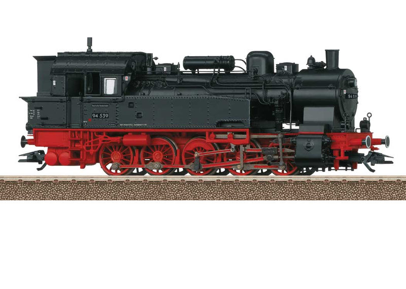 Class 94.5-17 0-10-0 - Sound and DCC -- German Federal Railroad DB #94 539 (Era III 1960, maroon, gray)-1