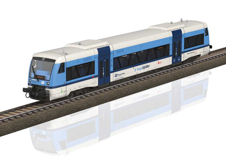 Regio Shuttle RS1 Class 650 Diesel Powered Rail Car - Sound and DCC -- Czech State Railroad CD #840 006-1 (Era VI 2020, blue, white)-1