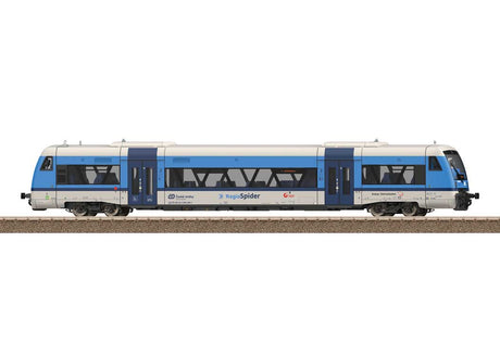 Regio Shuttle RS1 Class 650 Diesel Powered Rail Car - Sound and DCC -- Czech State Railroad CD #840 006-1 (Era VI 2020, blue, white)-2