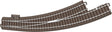 C-Track - Curved - Wide-Radius Turnout - Left -- Radius: 20-1/4"  515mm