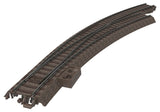 C-Track - Curved - Wide-Radius Turnout - Right -- Radius: 20-1/4"  515mm-1