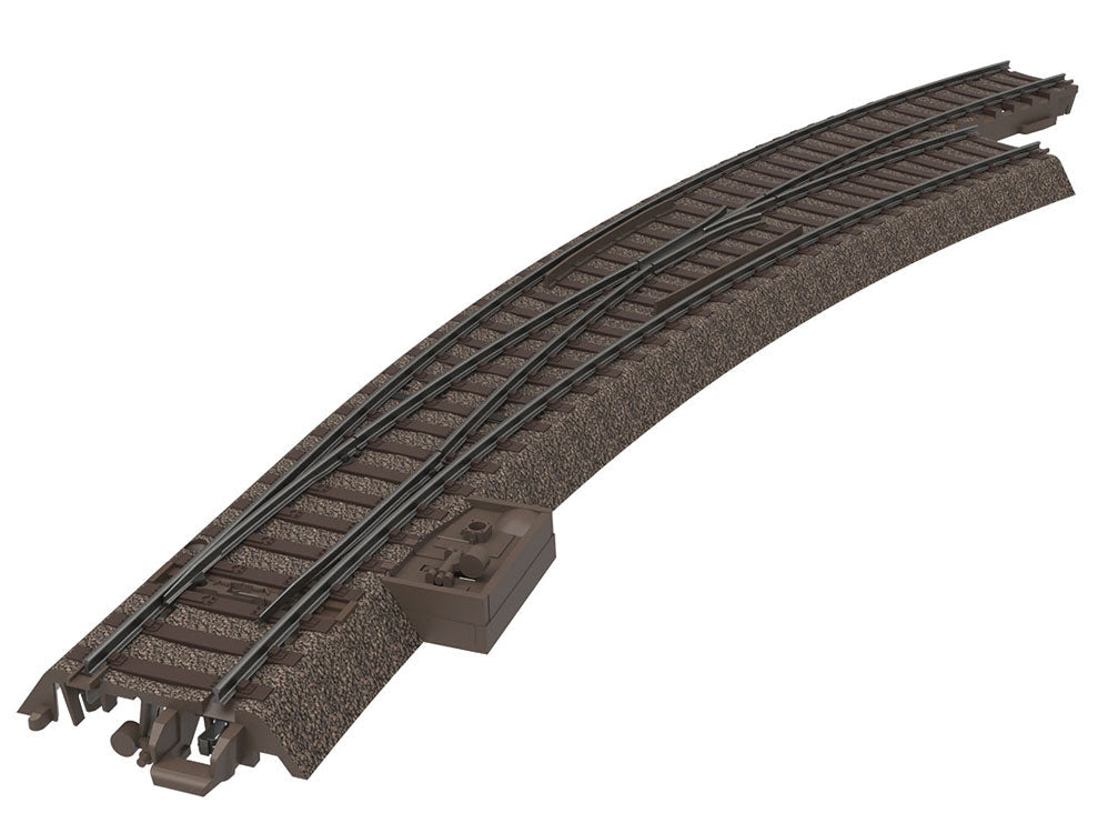 C-Track - Curved - Wide-Radius Turnout - Right -- Radius: 20-1/4"  515mm-2