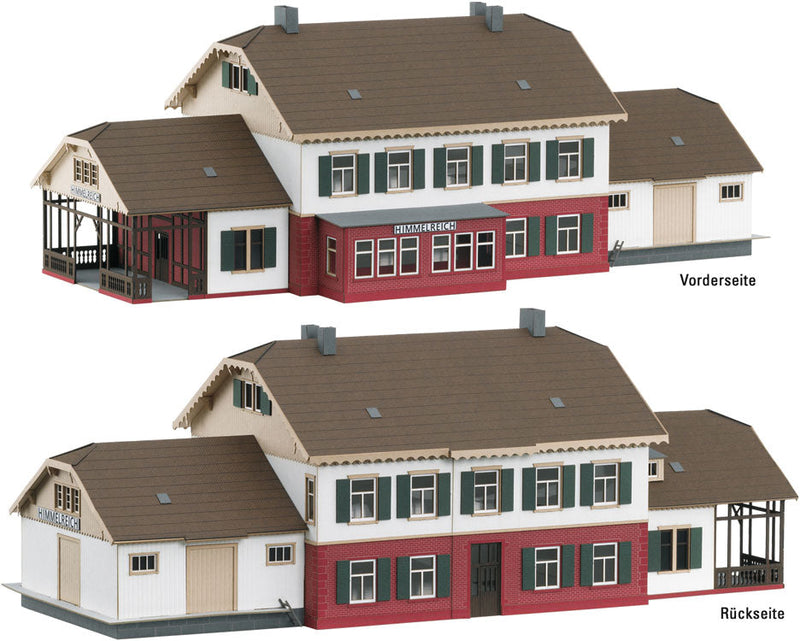 Himmelreich Station -- Laser-Cut Card Kit - 8-3/16 x 3-11/16 x 2-7/8"  20.8 x 9.4 x 7.4cm