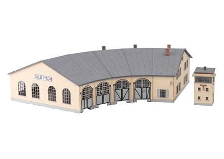 Selb Roundhouse & Signal Tower -- Laser-Cut Kit - 2 Structures