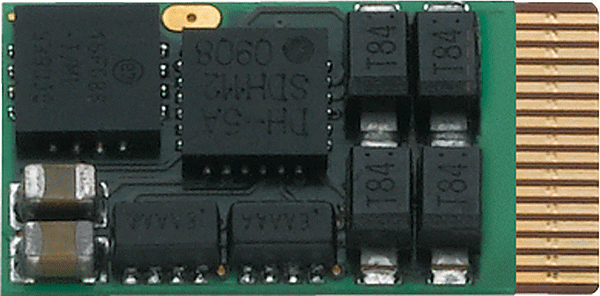 1-Amp DCC/Selectrix/SX2 Control Decoder -- With mTc14 14-Pin Connector