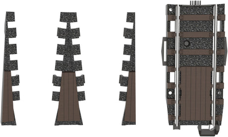 Turntable Expansion Set - Adds 3 Tracks -- Use with #66861 (Sold Separately)