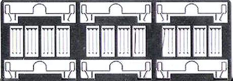 EMD Diesel Pilot Dress-Up Kit (Etched Metal) -- Cut Levers & MU Hoses for 3 Locomotives