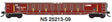 52'6" Corrugated Gondola - Ready to Run -- Norfolk Southern #9 (Ex-PC, Boxcar Red)