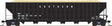 Greenville 7000-Cubic Foot Wood Chip Hopper - Ready to Run -- Southern Railway #134642 (black, white, no conspicuity striping)