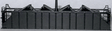 100-Ton Quad (4-Bay) Hopper Body Only (Plastic) -- Unpainted