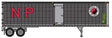 40' Corrugated Van Trailer - Assembled -- Northern Pacific #20469