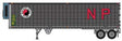 40' Corrugated Reefer Trailer - Assembled -- Northern Pacific #50485