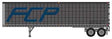 40' Corrugated Van Trailer - Assembled -- Ferrocarril del Pacifico #23262